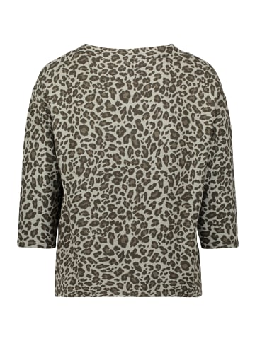 Betty Barclay Sweatshirt mit Kragen in Khaki/Khaki