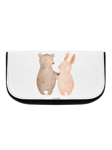 Mr. & Mrs. Panda NeZeichenssaire Bär und Hase Umarmen ohne Spruch in Weiß