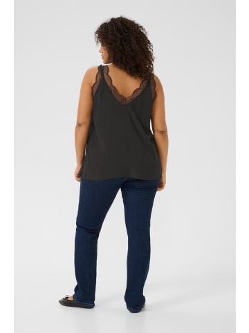 KAFFE curve Ärmellose Bluse KCjakobine Regular fit in Black Deep