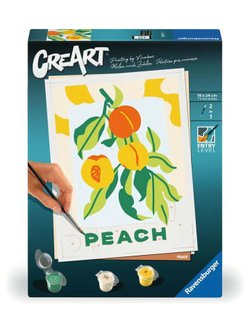 Ravensburger Malprodukte CreArt Adults Trend - Pfirsiche Ab 12 Jahre in bunt