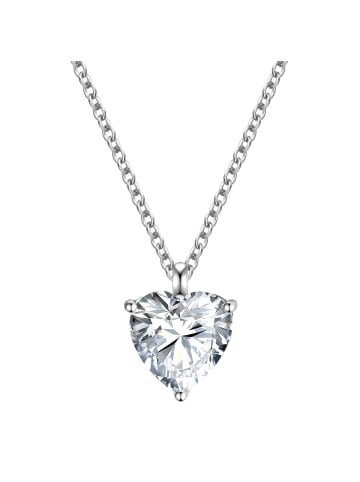 Rafaela Donata Halskette Herz aus Sterling Silber mit Zirkonia in silber