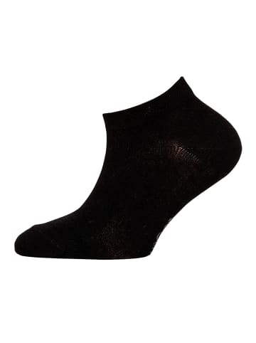 ewers 6er-Set Sneaker Socken Uni in schwarz