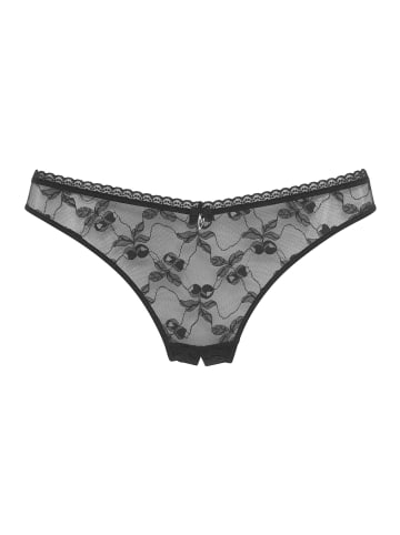 PETITE FLEUR GOLD String-Ouvert in schwarz