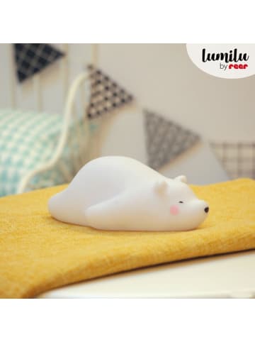 Reer lumilu Lazy Friends bear in Weiß ab 0 Monate