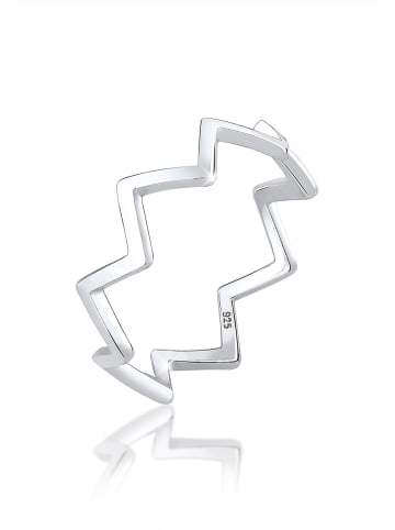 Elli Ring 925 Sterling Silber Geo in Silber