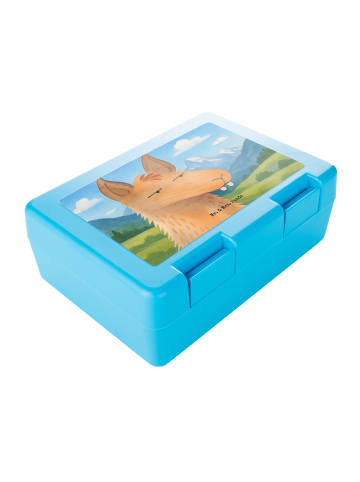 Mr. & Mrs. Panda Lunchbox Lamakopf Genervt Design ohne Spruch in Weiß