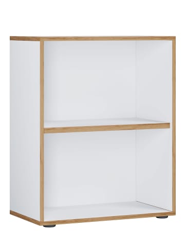 VCM  Holz Büro Regal Bücher Ordner Aktenregal Salia 2f in Weiß