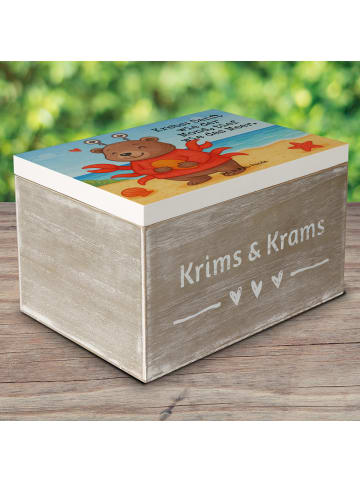 Mr. & Mrs. Panda Geschenkbox Krebs Astrologie Design mit Spruch in Weiß