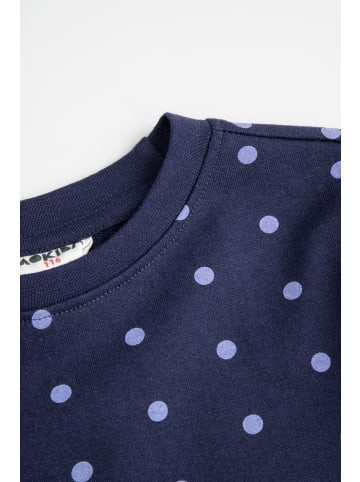 MOKIDA Oversize-sweatkleid in dunkelblau