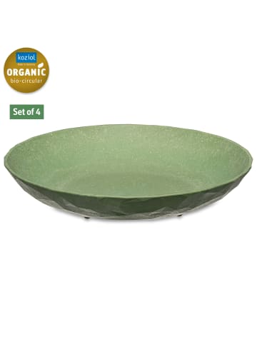 koziol CLUB PLATE 220mm - Tiefer Teller 220mm in nature leaf green