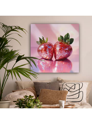 MuchoWow Leinwand Bilder Pink