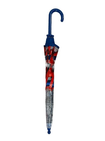Spiderman Marvel Spider-Man Kinder Regenschirm transparent mit Metallgestell in Mehrfarbig
