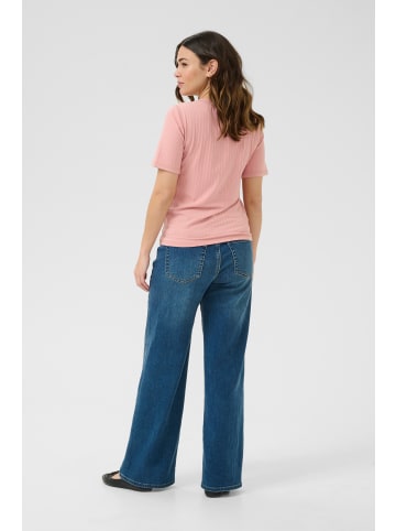 Kaffe T-Shirt kurzarm KAsamantha Regular fit in Misty Rose CC
