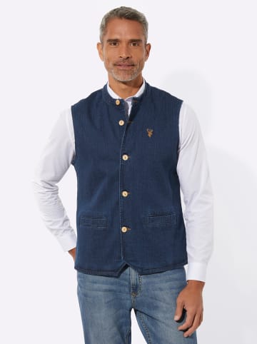 Sieh an! Jeans-Weste in dark blue