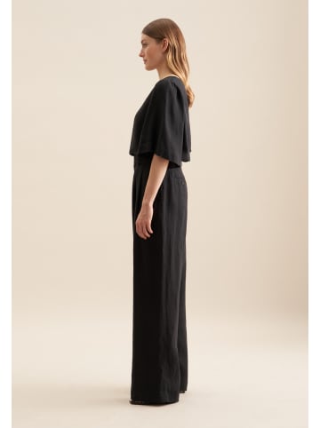 Seidensticker Hose Regular in Schwarz