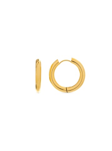 Luxenter Ohrringe Amyck mit 18 Karat Gelbgold-Finish - 17,5 mm - AMYCK