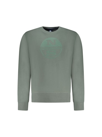 North Sails Grünes Baumwoll-Sweatshirt