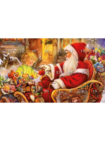 Krebs Glas Lauscha 24er-Set: Adventskalender in Bunt