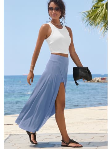 LASCANA Maxirock in rauchblau