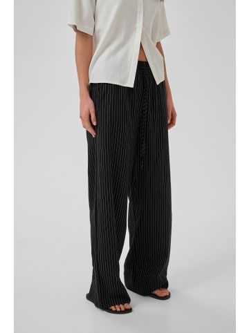 My Essential Wardrobe Casual Hose JannieMW Casual fit in Black W. Oatmeal Stripe
