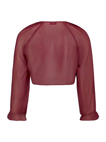 Vera Mont Bolero-Jacke mit gekräuseltem Ausschnitt in Deep Dahlia