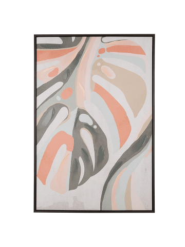 Beliani Canvas BANZENA in Bunt/Schwarz/Grün - (W) 63 x (H) 93 x (L) 5 cm