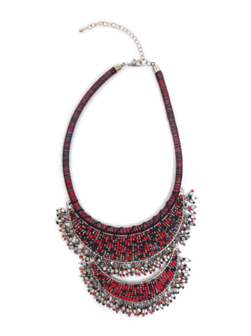 collezione alessandro Statementkette " Lucia " in rot