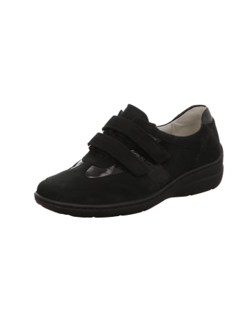 WALDLÄUFER Slipper bequem in schwarz