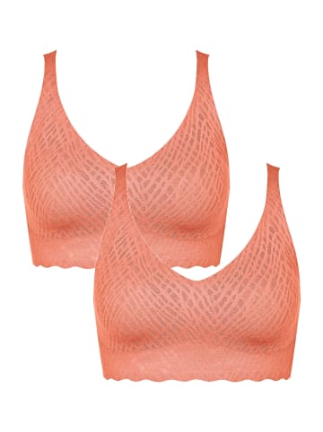 Sloggi T-Shirt-BH ZERO Feel Bliss Bralette in LOVELY APRICOT