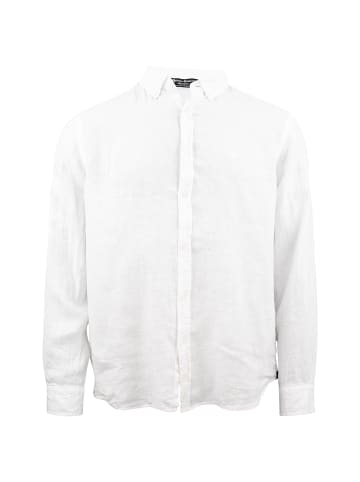 Roberto Geissini Leinen Hemd Style weiss