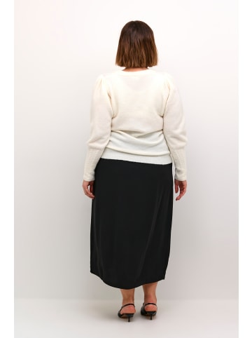 KAFFE curve Strickpullover KCamalia in Chalk