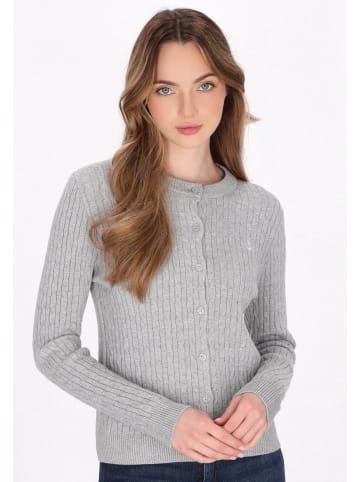 DreiMaster Women Cardigan in light grey melange