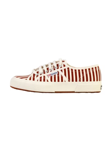 Superga Schnürsneaker Stripes Print Weiß