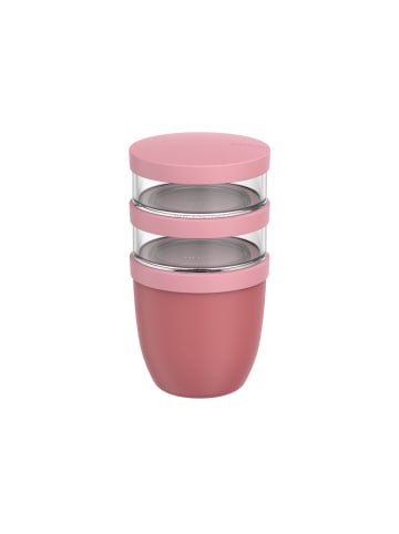 Lunchpot Ellipse in Vivid Mauve 500 ml + 2x 200 ml