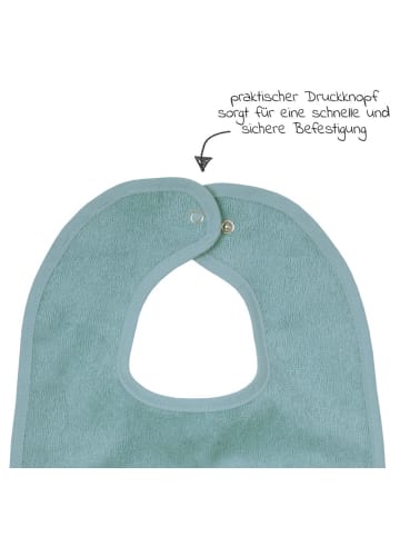 Wörner Riesen-Lätzchen mit Druckknopf 30 x 45 cm in blau