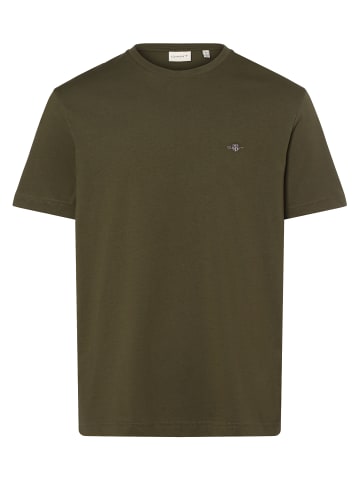 Gant T-Shirt in oliv