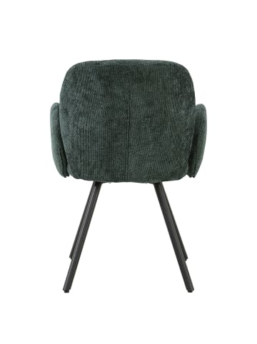 home24 Armlehnenstuhl EVAC 2er-Set in Dunkelgrün