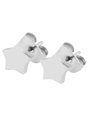 Adeliás Damen Ohrringe – Ohrstecker aus Edelstahl in silber