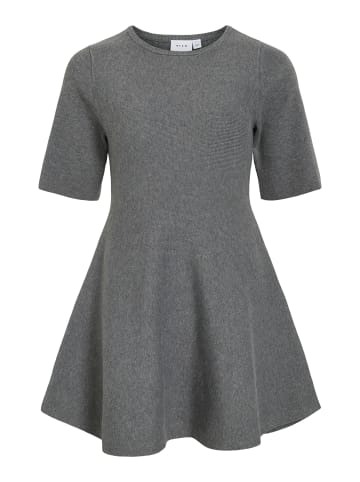Vila Minikleid in Dark Grey Melange