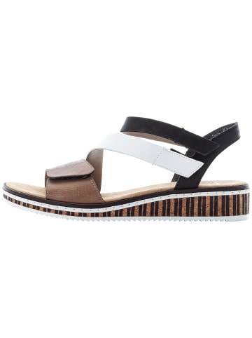rieker Sandale in schwarz