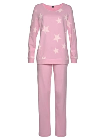 ARIZONA Pyjama in rosa-Sterne