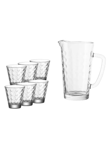 LEONARDO 7er Set Krugset Optic in transparent