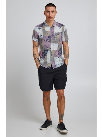 BLEND Kurzarmhemd Shirt in Lila