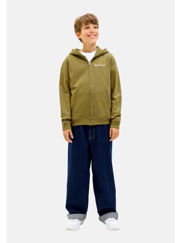 JACK & JONES Junior Sweatjacke 'Norrebro' in grün