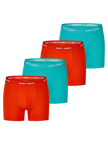 Happy Shorts Retro Boxer Neon in neon green/orange