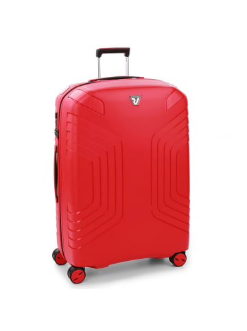 Roncato Ypsilon 4 Rollen Trolley 78 cm mit Dehnfalte in rosso