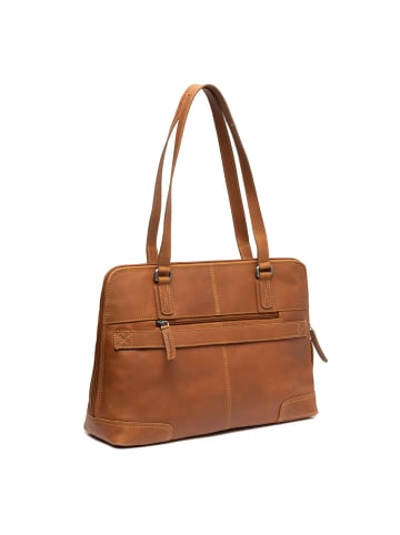 The Chesterfield Brand Branson Schultertasche Leder 37 cm Laptopfach in cognac