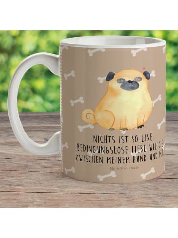 Mr. & Mrs. Panda Kindertasse Mops mit Spruch in Hundeglück