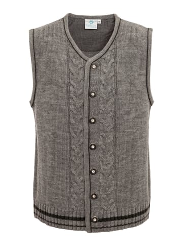 Spieth & Wensky Strickweste FELD in hellgrau