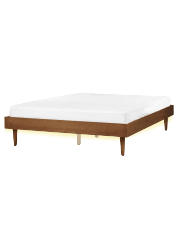 Beliani 4-tlg Doppelbett TOUCY in Braun